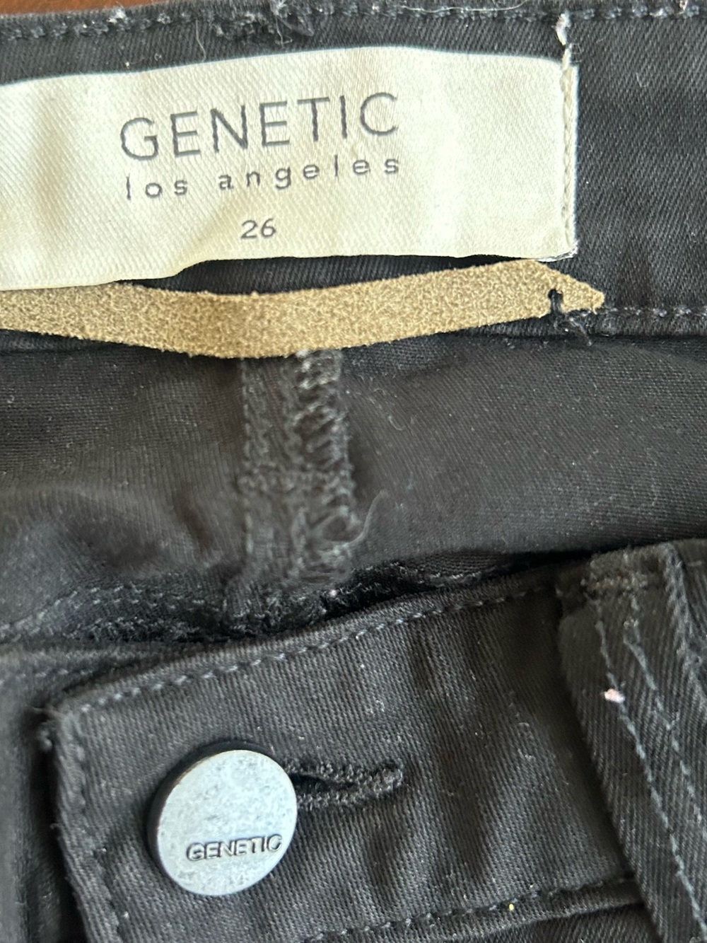 Genetic  Women's Black Ripped Skinny Jeans size 26 - Picture 6 of 6